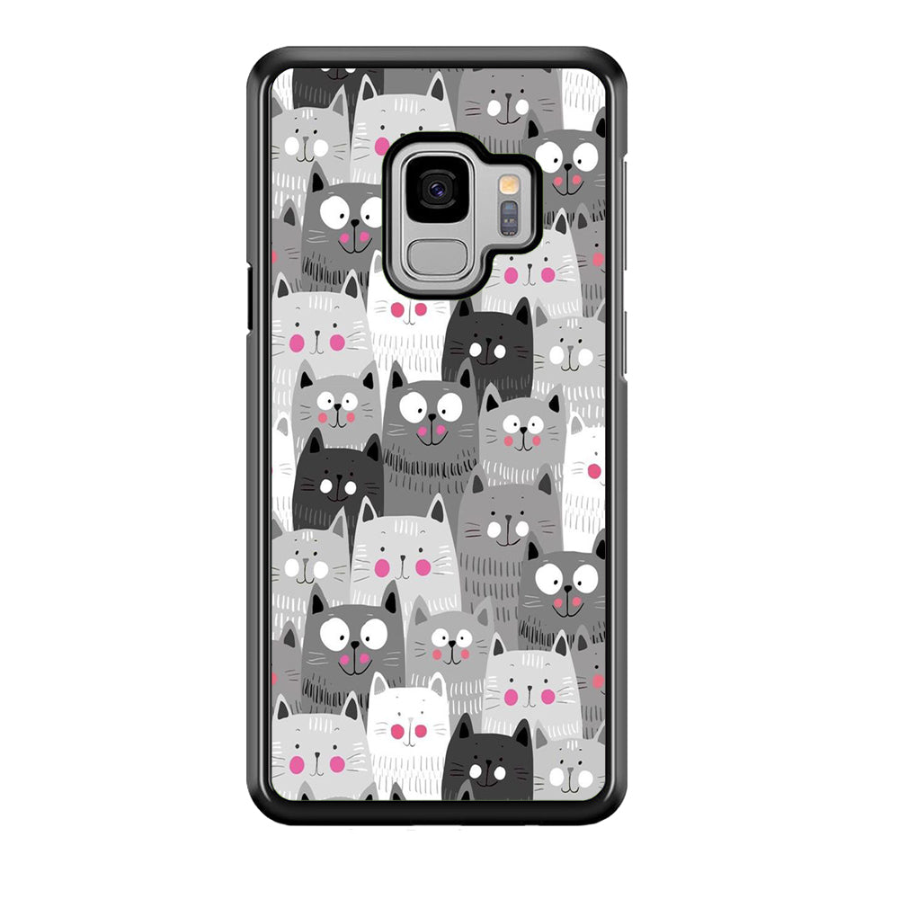 Cute Cat 001 Samsung Galaxy S9 Case-Phone Case-Tempered Glass Case-Altracase