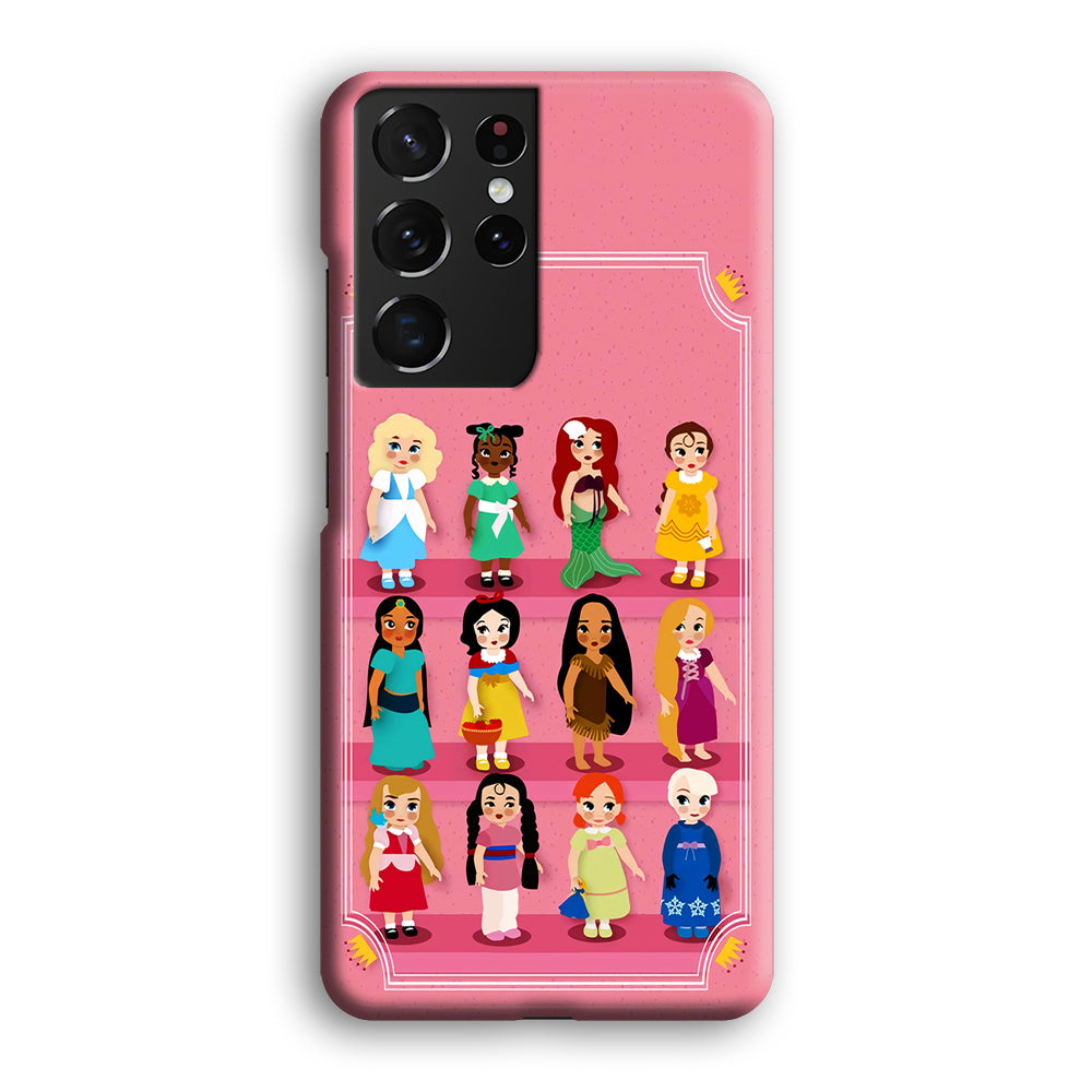Cute Disney Princess Samsung Galaxy S21 Ultra Case-Phone Case-3D Case-Altracase