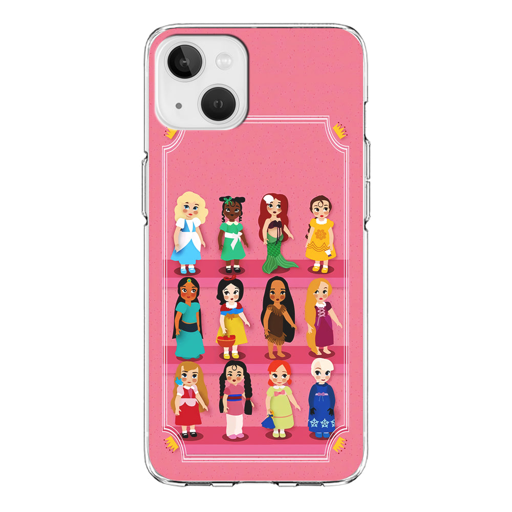 Cute Disney Princess iPhone 14 Case-Phone Case-Clear Soft Case-Altracase