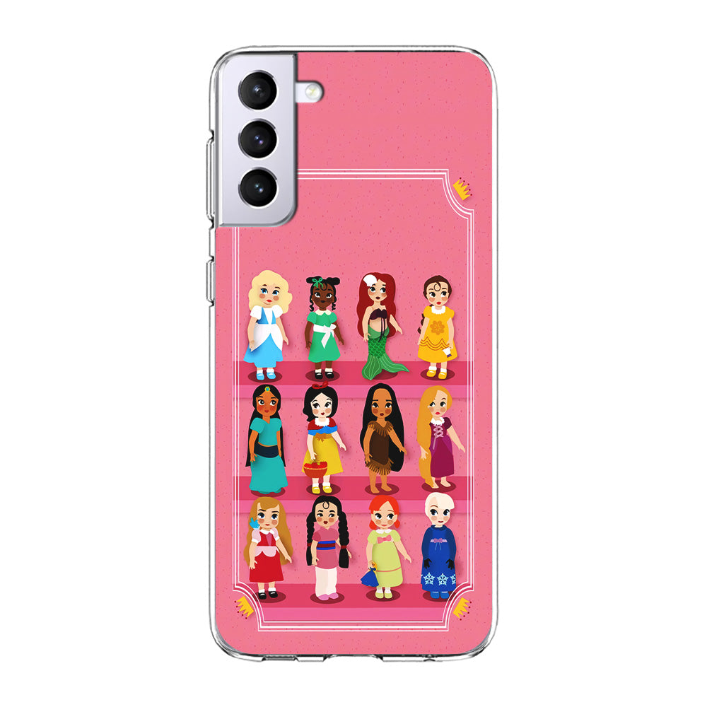 Cute Disney Princess Samsung Galaxy S21 Plus Case-Phone Case-Clear Soft Case-Altracase