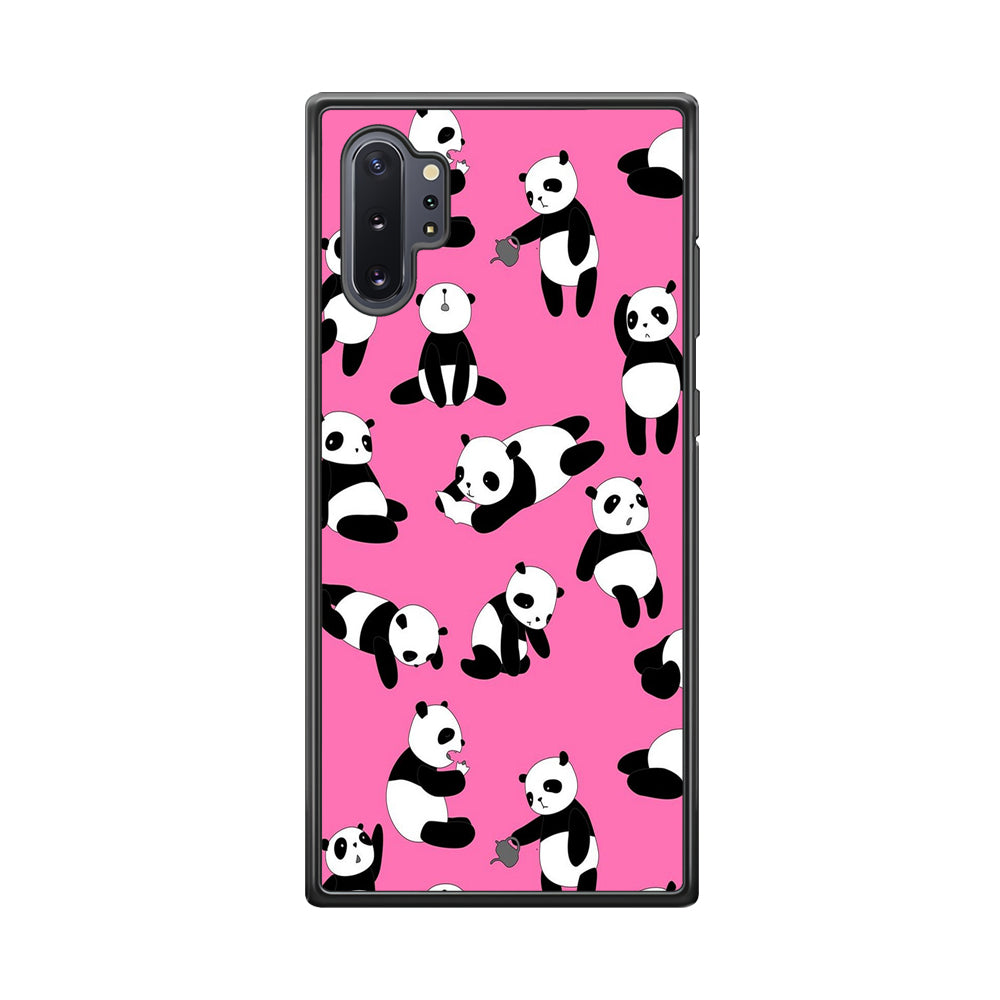 Cute Panda Samsung Galaxy Note 10 Plus Case-Phone Case-Tempered Glass Case-Altracase