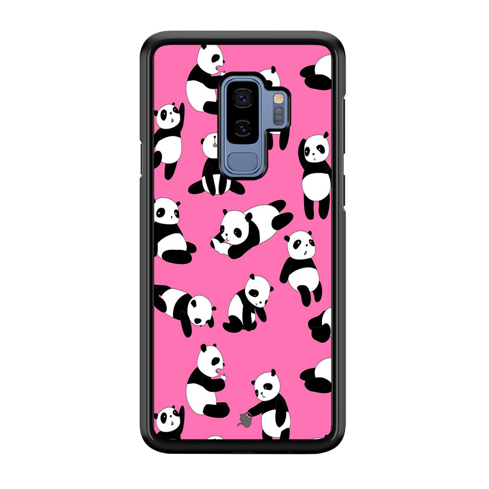 Cute Panda Samsung Galaxy S9 Plus Case-Phone Case-Tempered Glass Case-Altracase