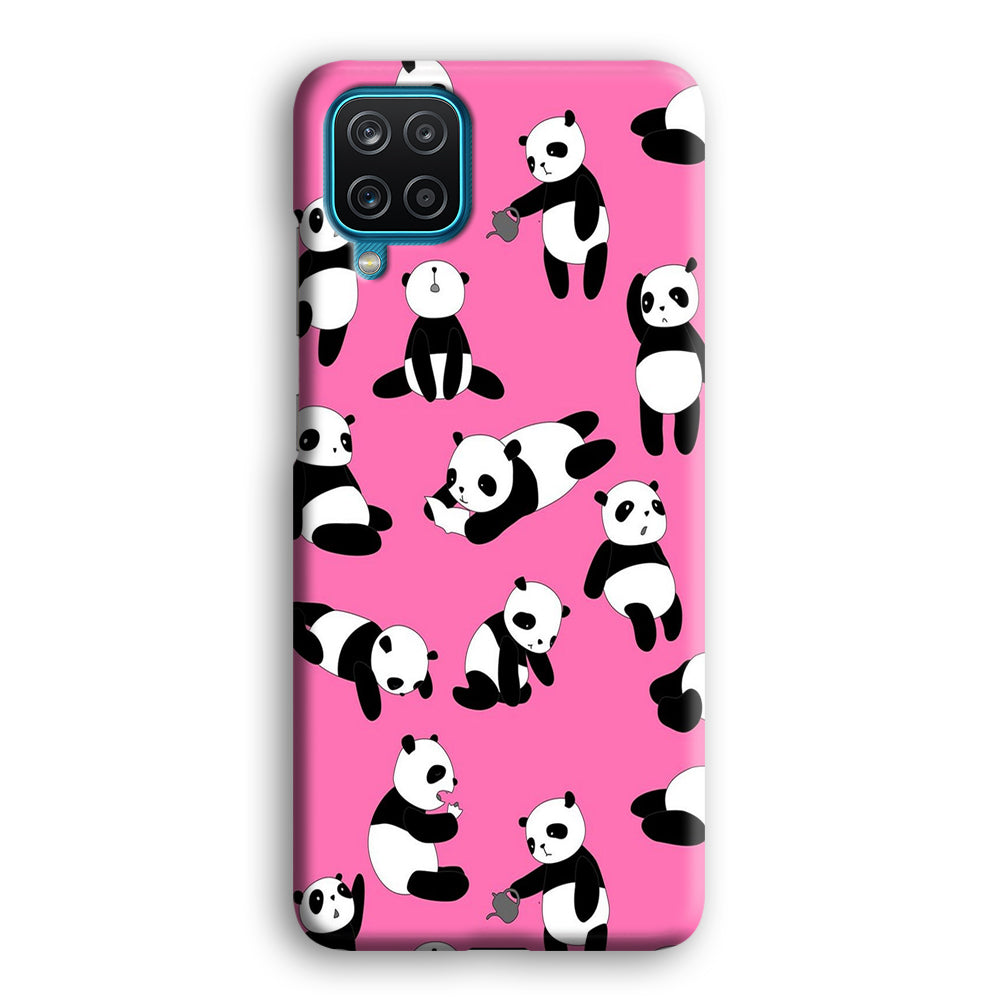 Cute Panda Samsung Galaxy A12 Case-Phone Case-3D Case-Altracase