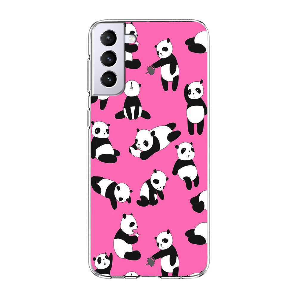 Cute Panda Samsung Galaxy S23 Plus Case-Phone Case-Clear Soft Case-Altracase