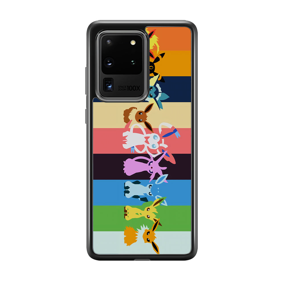 Cute Pokemon Evolutions Samsung Galaxy S20 Ultra Case-Phone Case-Tempered Glass Case-Altracase