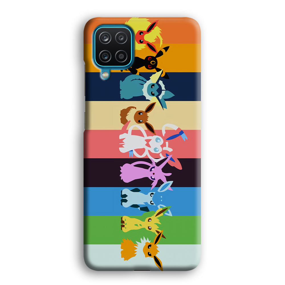 Cute Pokemon Evolutions Samsung Galaxy A12 Case-Phone Case-3D Case-Altracase