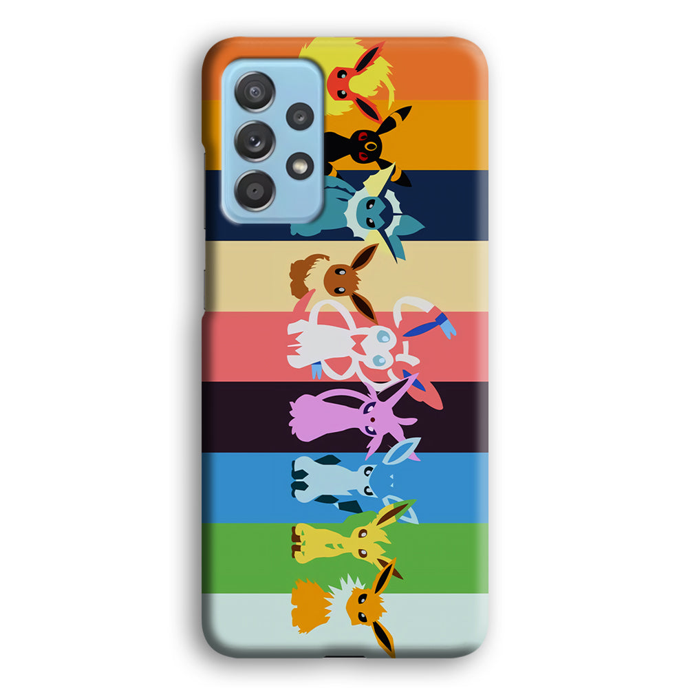 Cute Pokemon Evolutions Samsung Galaxy A52 Case-Phone Case-3D Case-Altracase