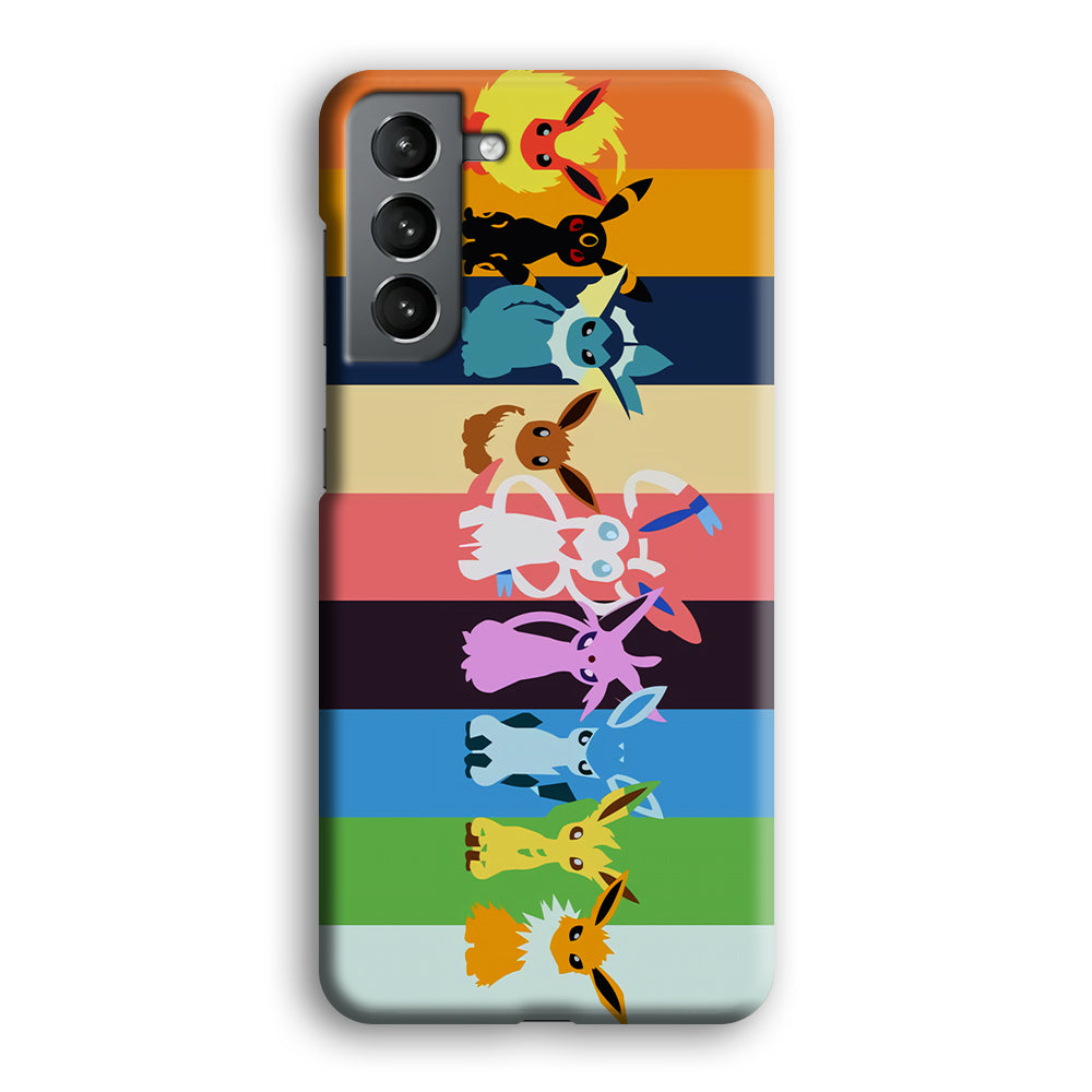 Cute Pokemon Evolutions Samsung Galaxy S21 Plus Case-Phone Case-3D Case-Altracase