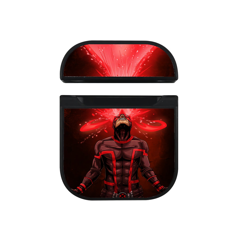 Cyclops X-Men Lasers Hard Plastic Case Cover For Apple Airpods-AirPod Case-Black-Altracase