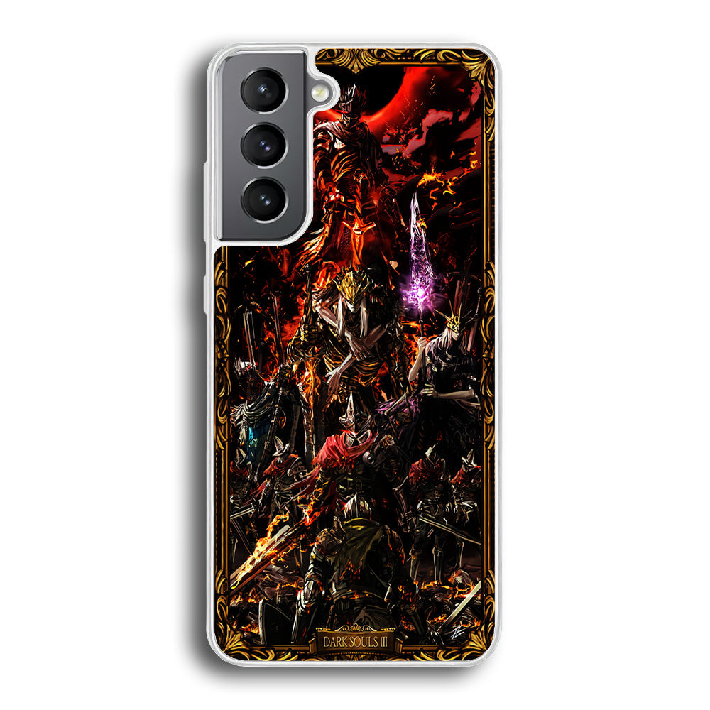 Dark Souls III Poster Samsung Galaxy S24 Case-Phone Case-Rubber White (2D Case)-Altracase