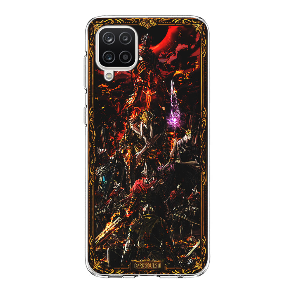 Dark Souls III Poster Samsung Galaxy A12 Case-Phone Case-Clear Soft Case-Altracase