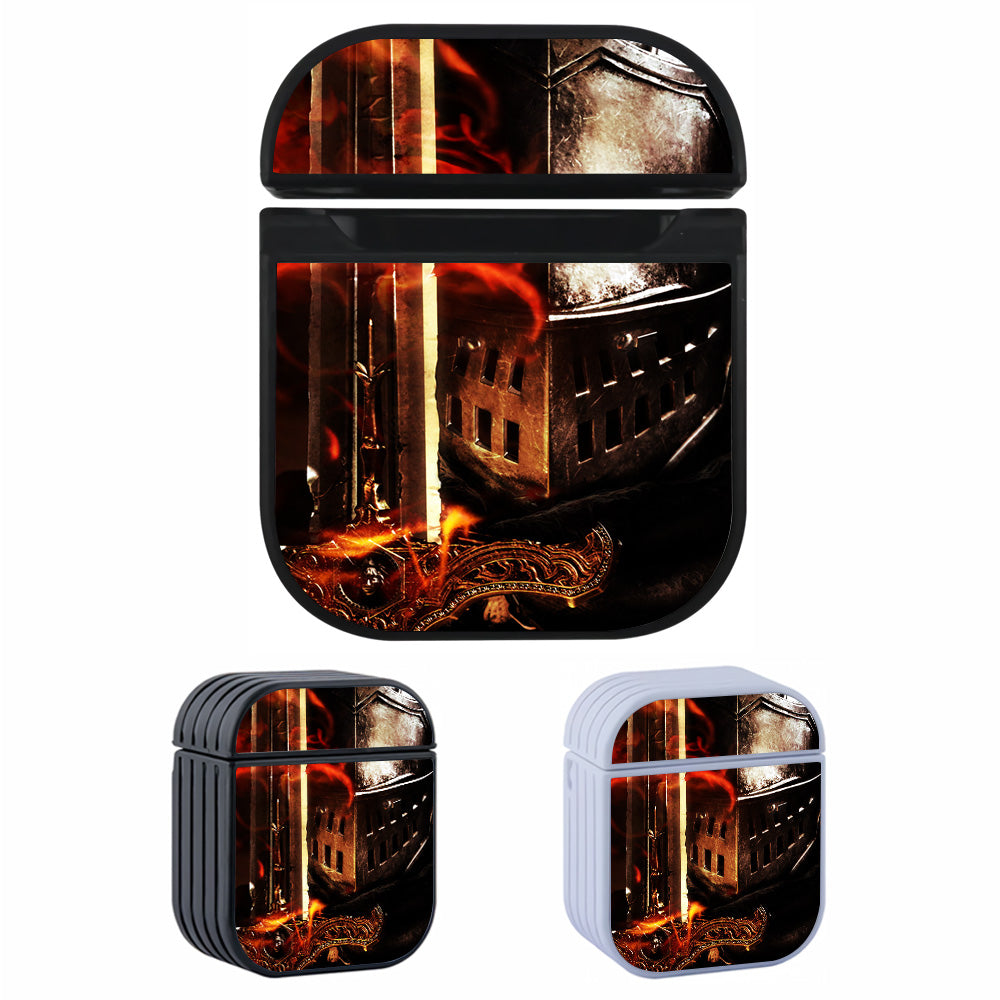 Dark Souls Knight Hard Plastic Case Cover For Apple Airpods-AirPod Case-Altracase
