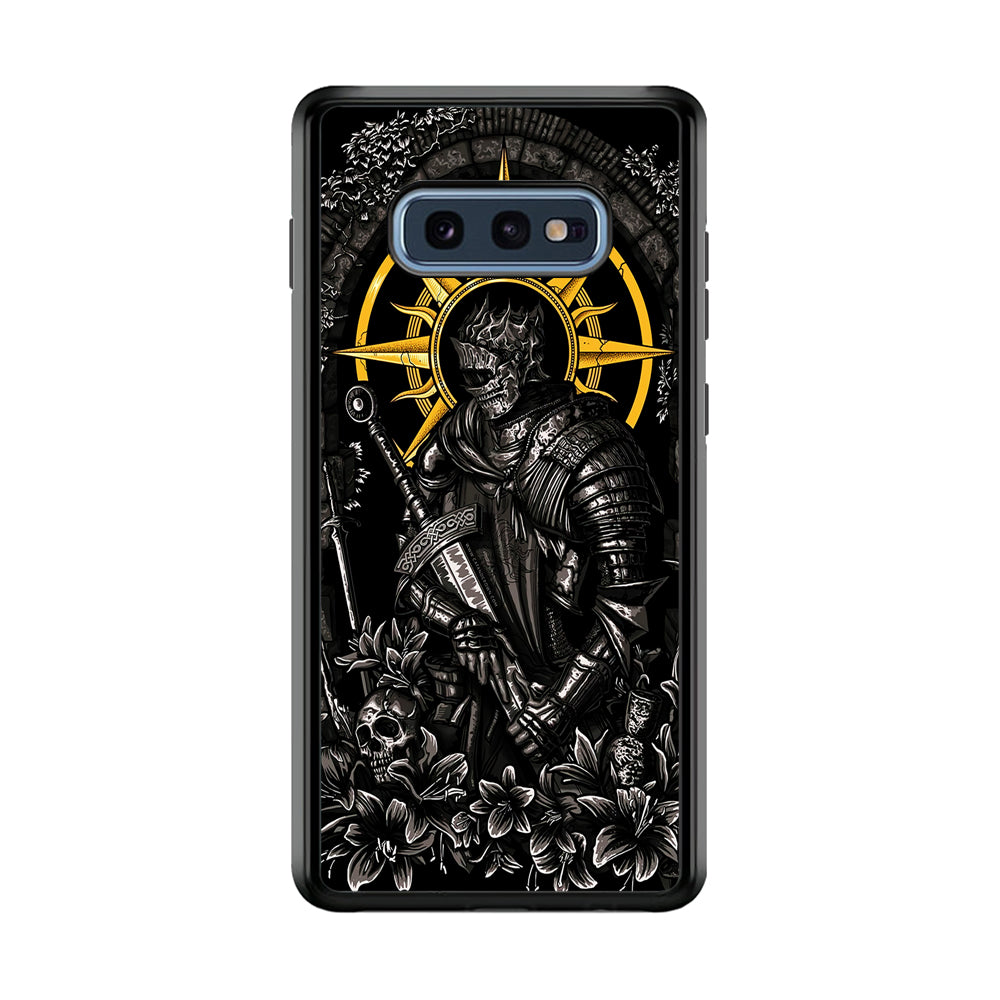 Dark Souls Soul Of Cinder Samsung Galaxy S10E Case-Phone Case-Rubber Black (2D Case)-Altracase