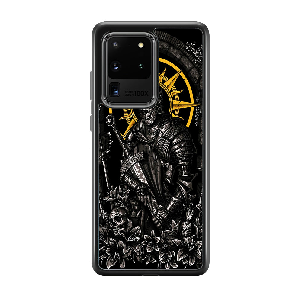 Dark Souls Soul Of Cinder Samsung Galaxy S20 Ultra Case-Phone Case-Tempered Glass Case-Altracase