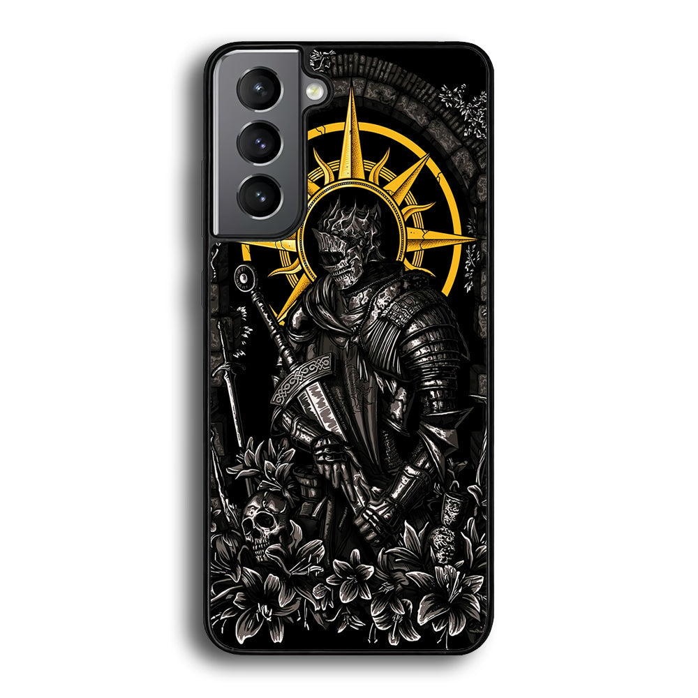 Dark Souls Soul Of Cinder Samsung Galaxy S24 Case-Phone Case-Rubber Black (2D Case)-Altracase