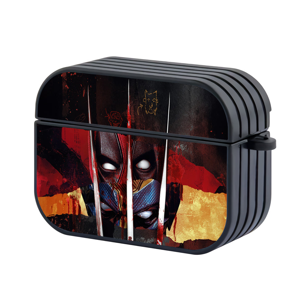 Deadpool X Wolverine Apple AirPods Pro 3 Case-AirPods Pro 3 Case-Altracase
