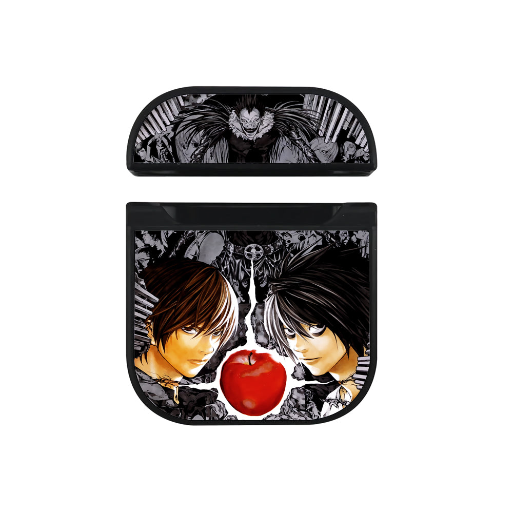 Death Note Aesthetic Anime Apple AirPods Case-AirPod Case-Black-Altracase