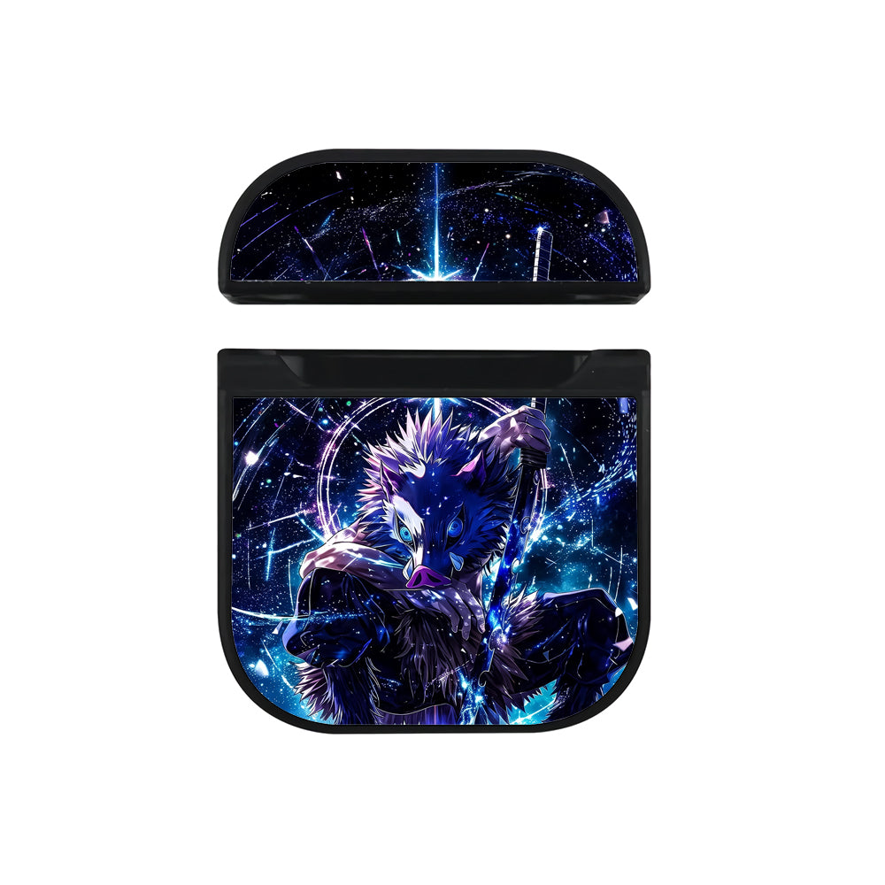 Demon Slayer Inosuke Anime Apple AirPods Case-AirPod Case-Black-Altracase