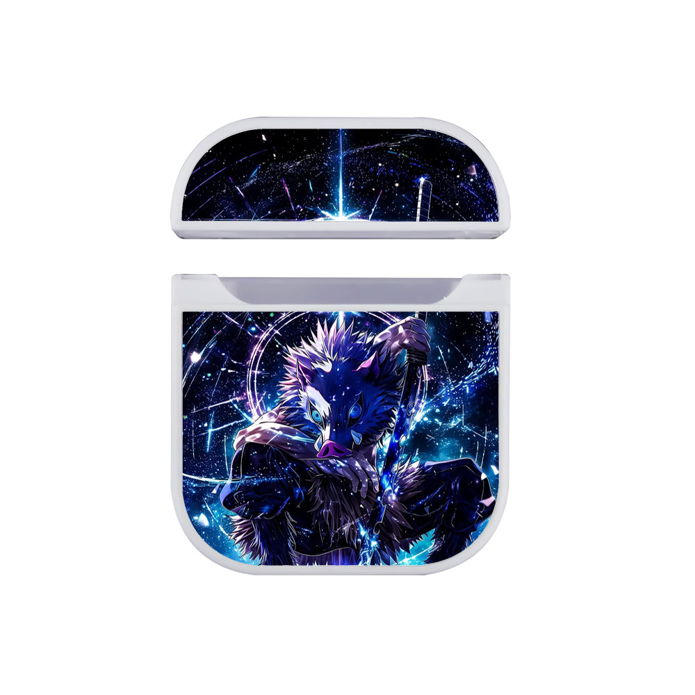 Demon Slayer Inosuke Anime Apple AirPods Case-AirPod Case-White-Altracase