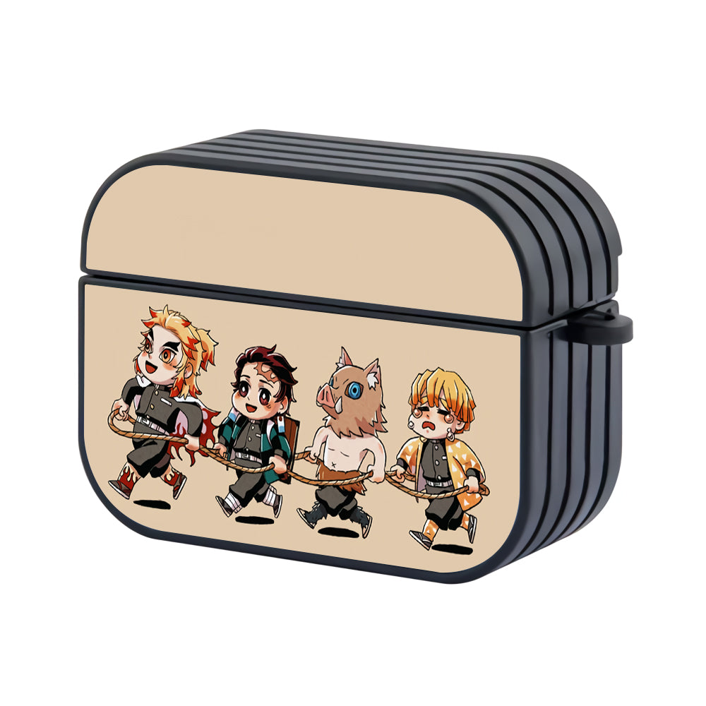 Demon Slayer Kimetsu no Yaiba Chibi Apple Airpods Pro Case-AirPods Pro Case-Altracase