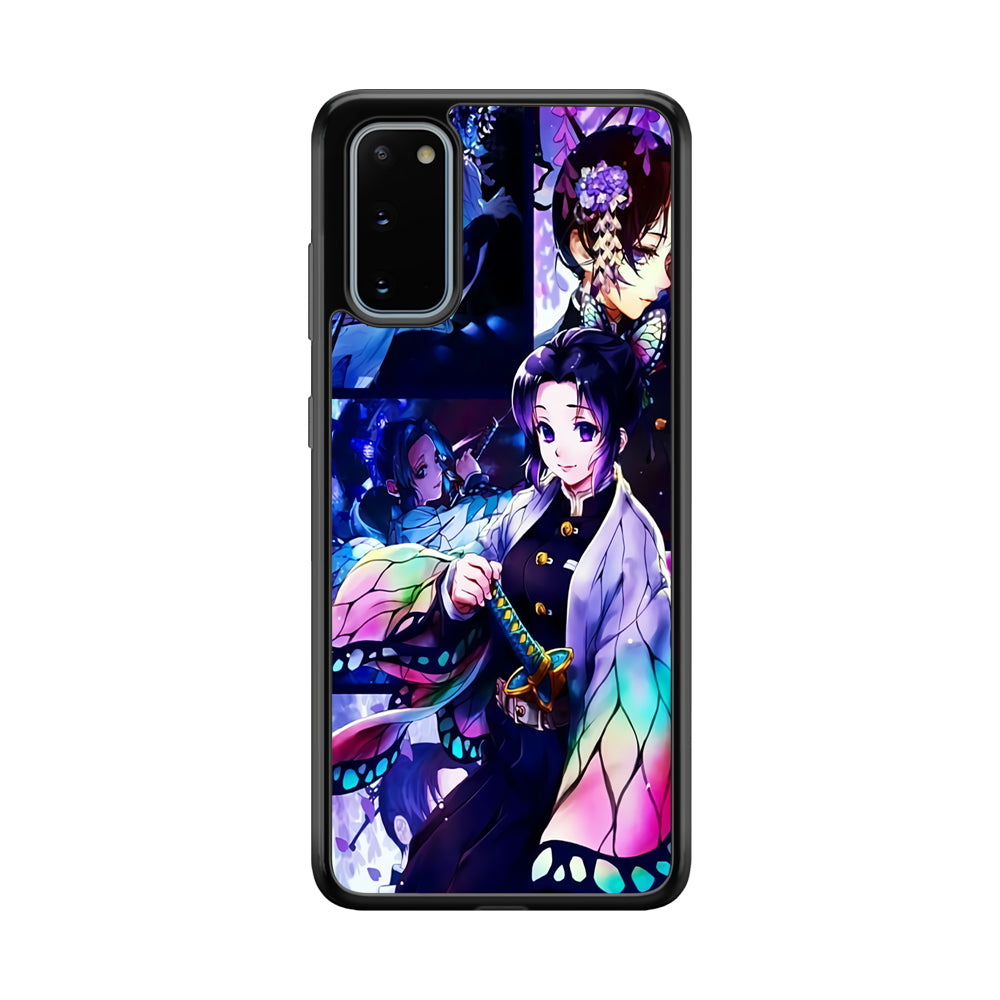 Demon Slayer Nezuko Aesthetic Samsung Galaxy S20 Case-Phone Case-Rubber Black (2D Case)-Altracase