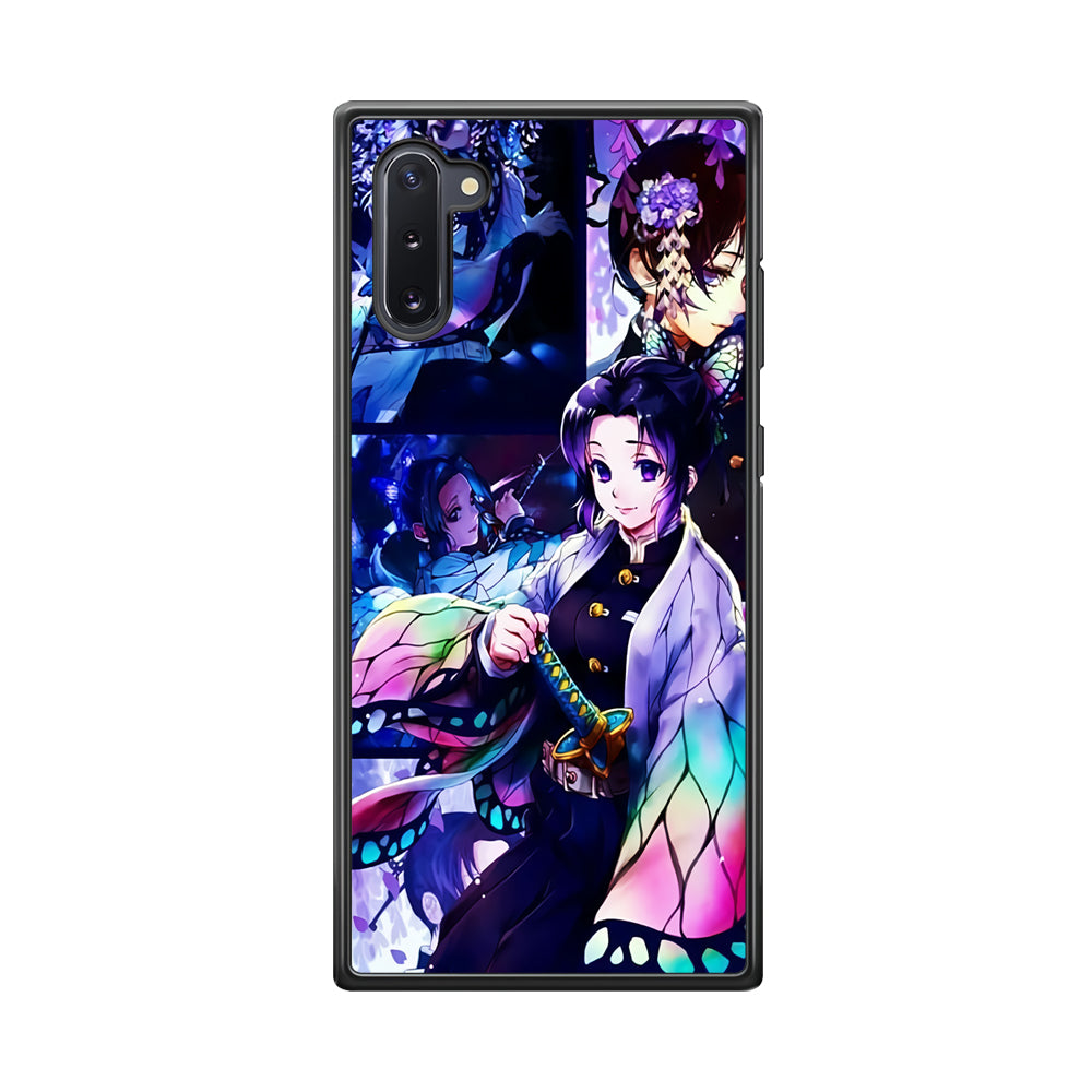 Demon Slayer Nezuko Aesthetic Samsung Galaxy Note 10 Case-Phone Case-Rubber Black (2D Case)-Altracase