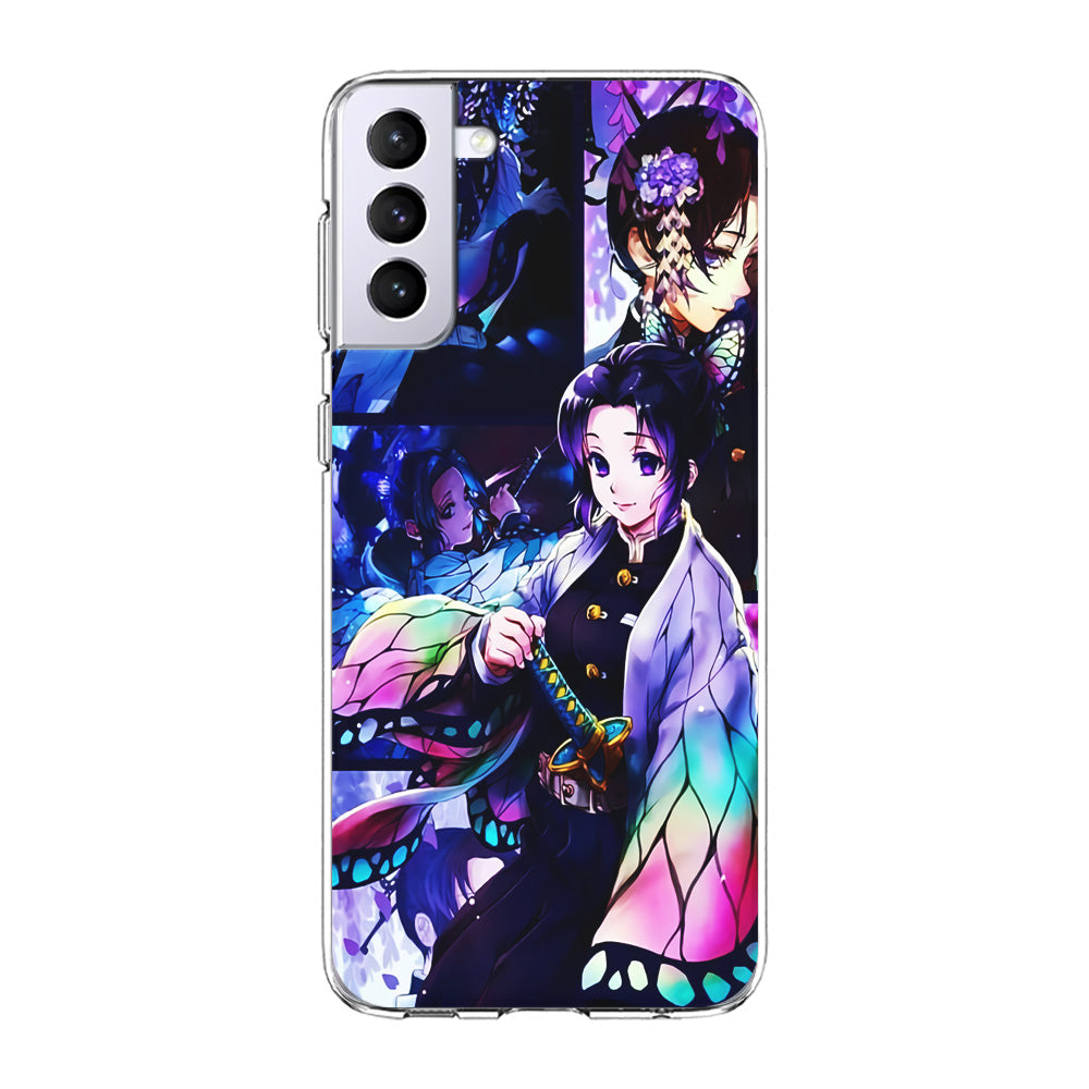 Demon Slayer Nezuko Aesthetic Samsung Galaxy S21 Plus Case-Phone Case-Clear Soft Case-Altracase