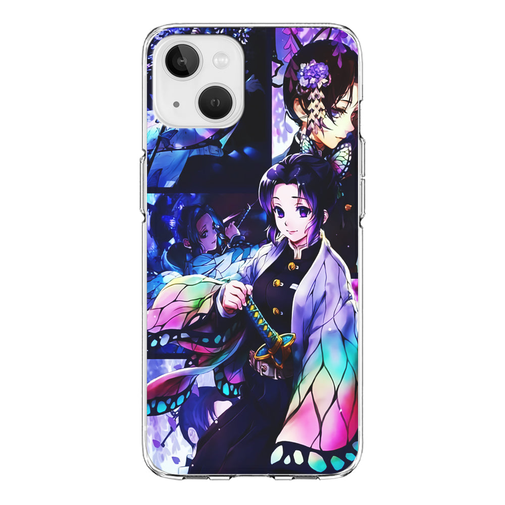 Demon Slayer Nezuko Aesthetic iPhone 14 Case-Phone Case-Clear Soft Case-Altracase