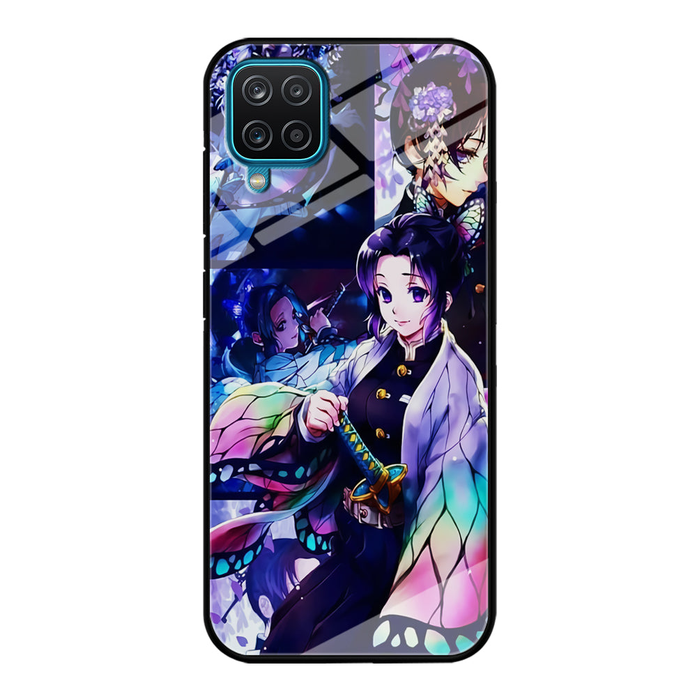 Demon Slayer Nezuko Aesthetic Samsung Galaxy A12 Case-Phone Case-Tempered Glass Case-Altracase