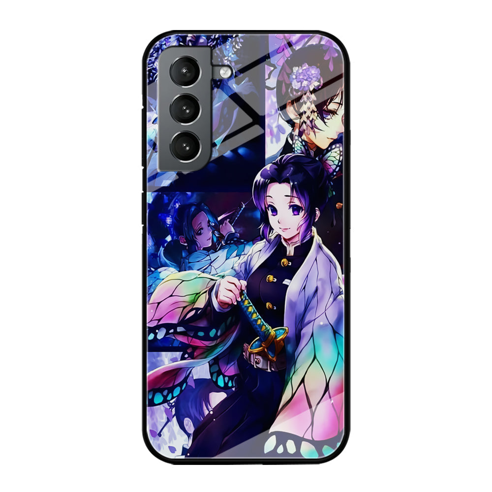 Demon Slayer Nezuko Aesthetic Samsung Galaxy S22 Plus Case-Phone Case-Tempered Glass Case-Altracase