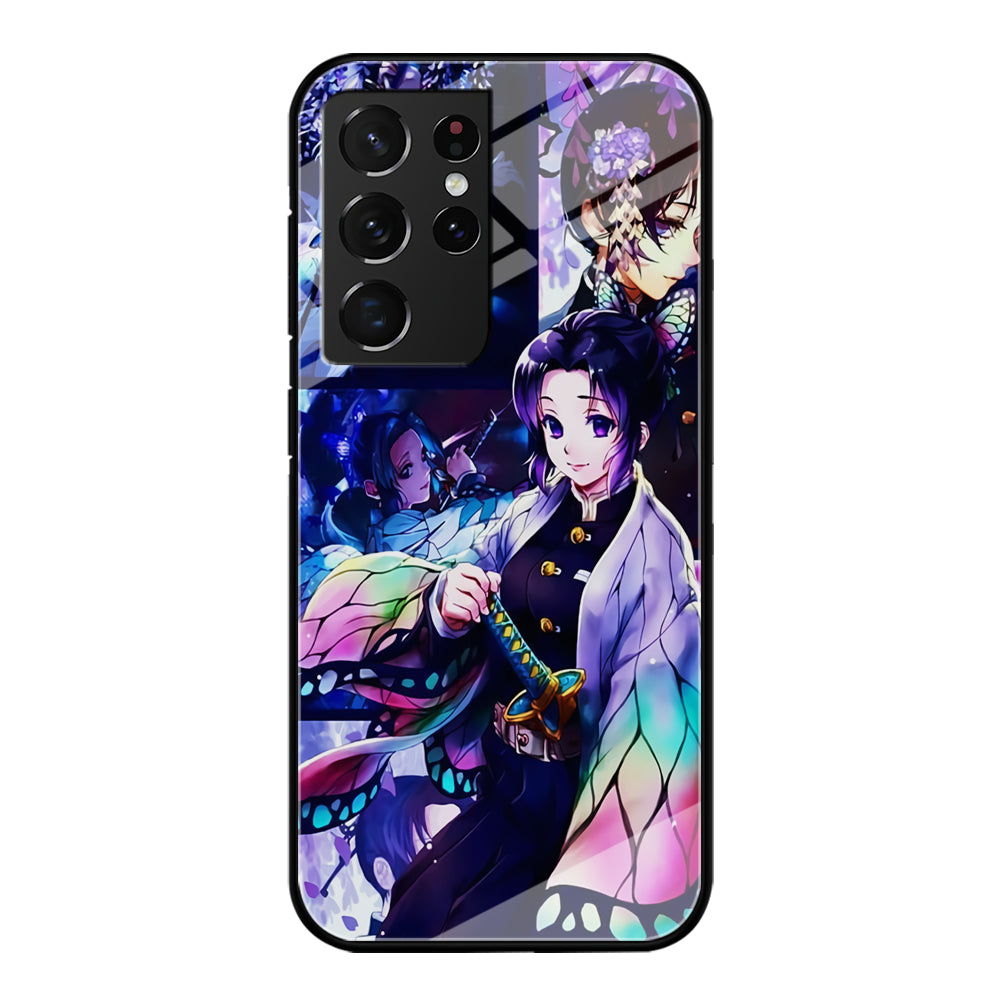 Demon Slayer Nezuko Aesthetic Samsung Galaxy S21 Ultra Case-Phone Case-Tempered Glass Case-Altracase