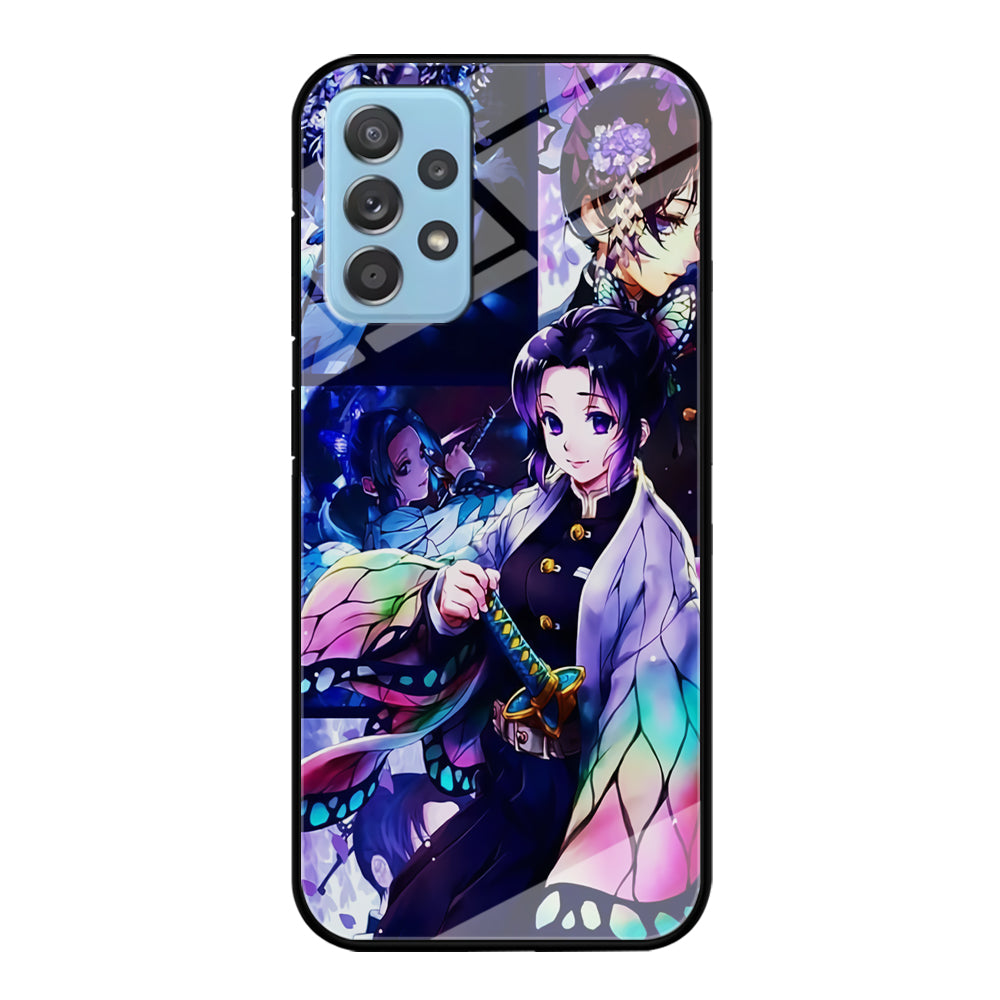 Demon Slayer Nezuko Aesthetic Samsung Galaxy A72 Case-Phone Case-Tempered Glass Case-Altracase