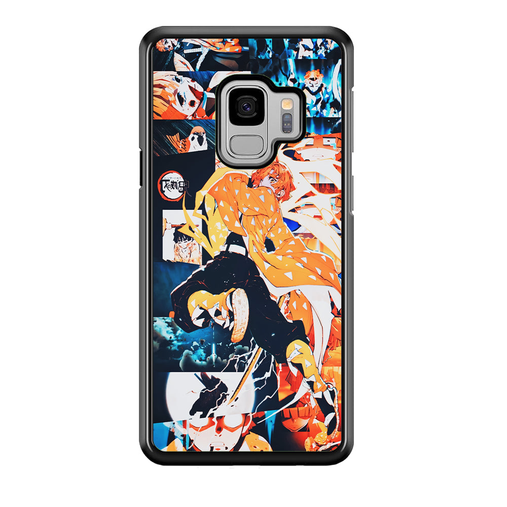 Demon Slayer Zenitsu Aesthetic Samsung Galaxy S9 Case-Phone Case-Tempered Glass Case-Altracase