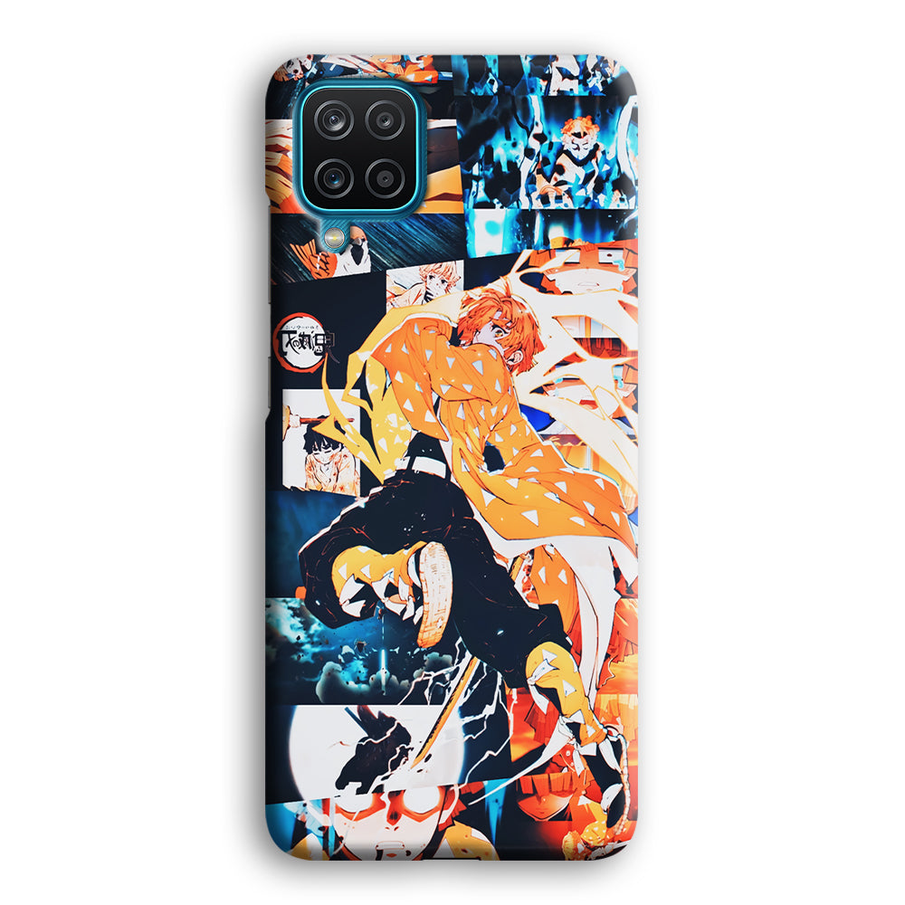 Demon Slayer Zenitsu Aesthetic Samsung Galaxy A12 Case-Phone Case-3D Case-Altracase