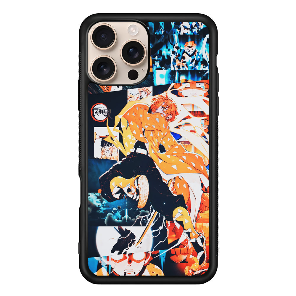 Demon Slayer Zenitsu Aesthetic iPhone 16 Pro Max Case - Altracase