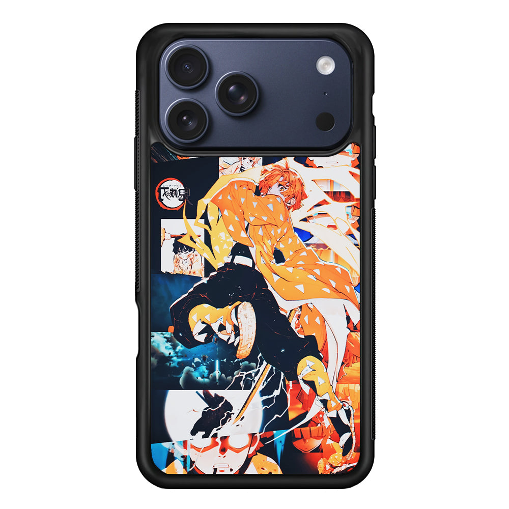 Demon Slayer Zenitsu Aesthetic iPhone 17 Pro Case - Altracase