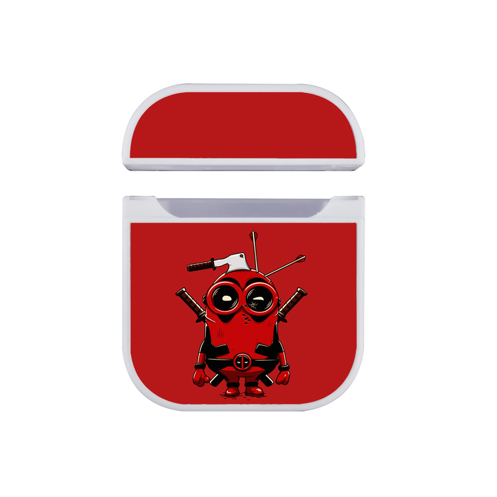 Despicable Me Deadpool X Minions Apple AirPods Case-AirPod Case-White-Altracase