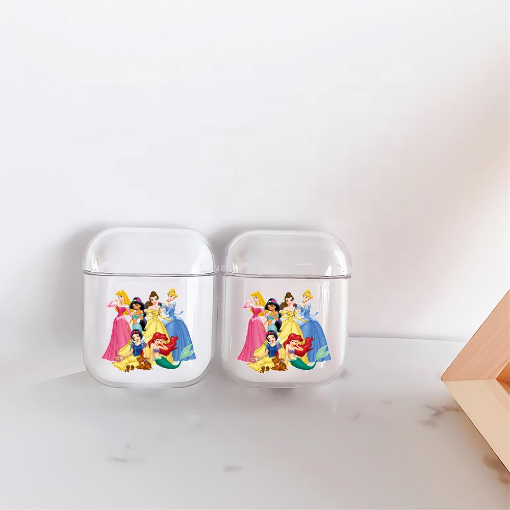 Disney Princess Hard Plastic Protective Clear Case Cover For Apple Airpods-AirPod Case-Altracase