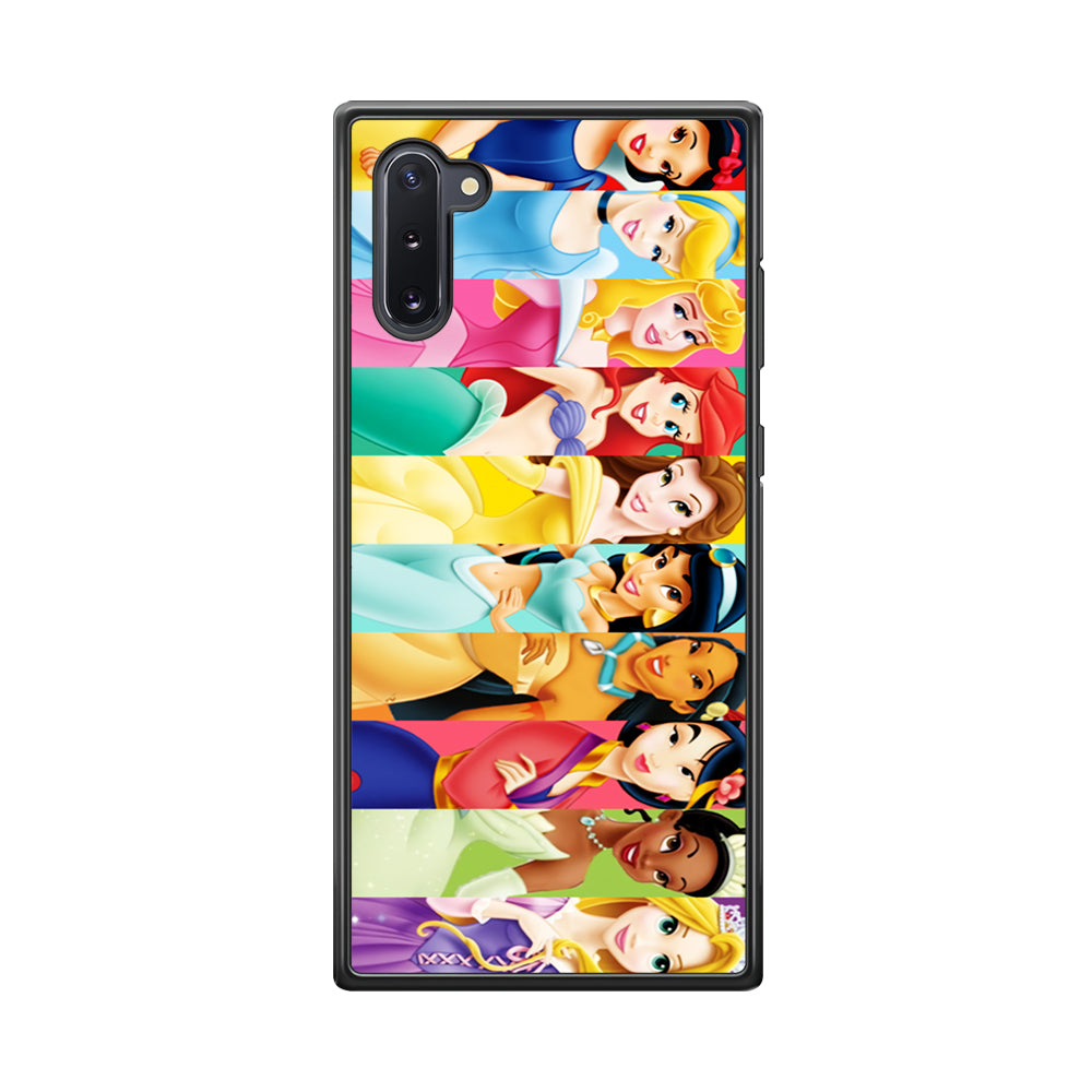 Disney Princess Character Samsung Galaxy Note 10 Case-Phone Case-Rubber Black (2D Case)-Altracase