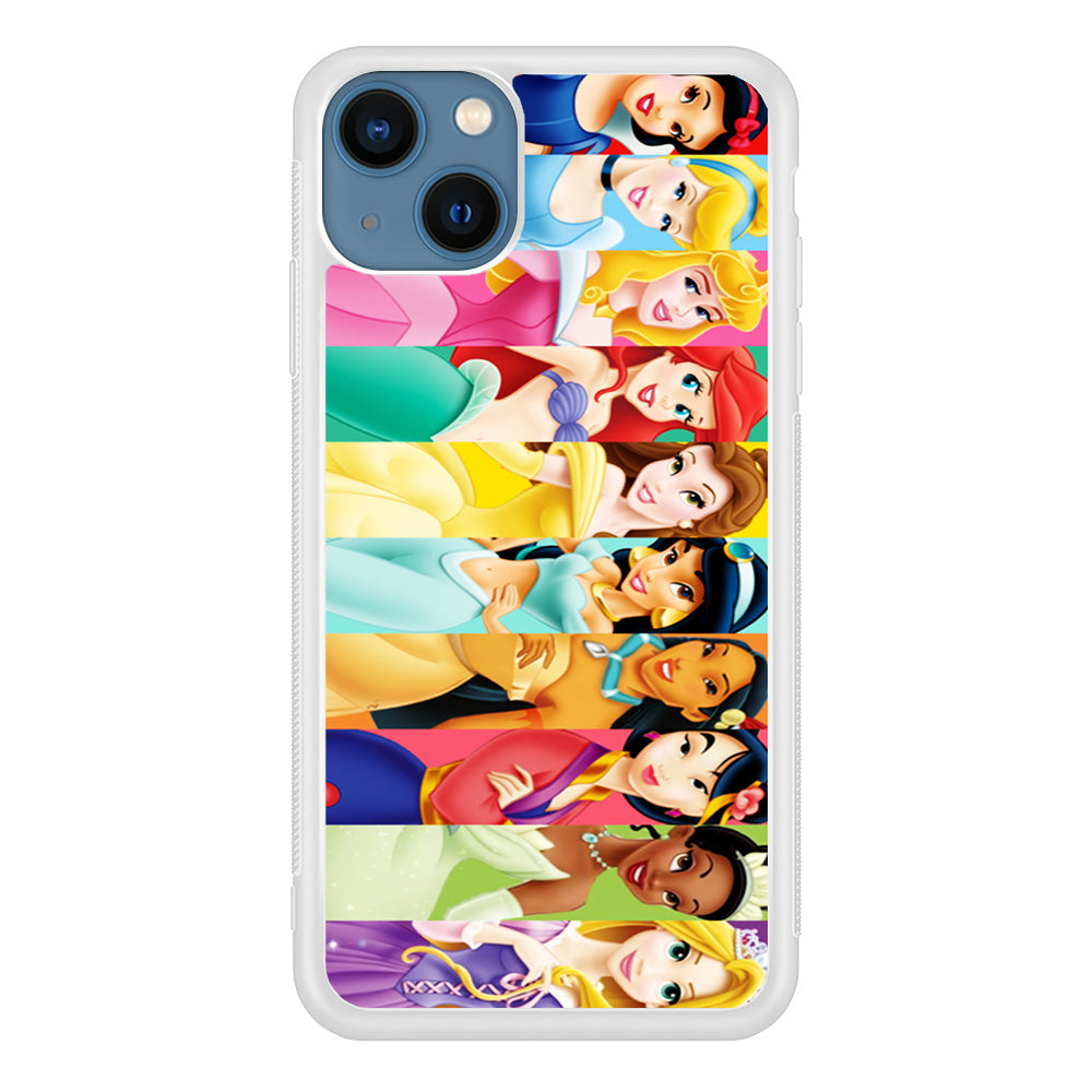 Disney Princess Character iPhone 15 Plus Case-Phone Case-Rubber White (2D Case)-Altracase