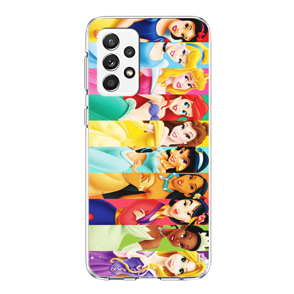 Disney Princess Character Samsung Galaxy A52 Case-Phone Case-Clear Soft Case-Altracase