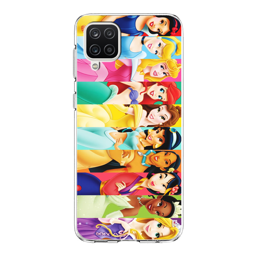 Disney Princess Character Samsung Galaxy A12 Case-Phone Case-Clear Soft Case-Altracase