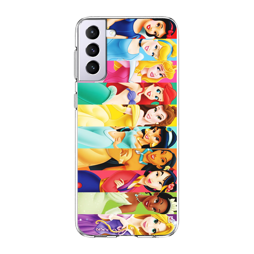 Disney Princess Character Samsung Galaxy S21 Plus Case-Phone Case-Clear Soft Case-Altracase
