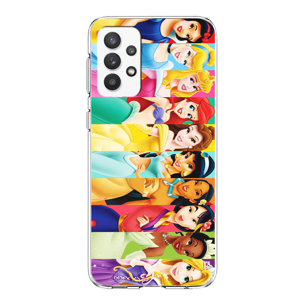 Disney Princess Character Samsung Galaxy A32 Case-Phone Case-Clear Soft Case-Altracase