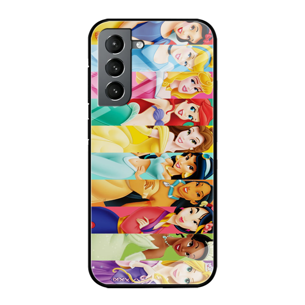 Disney Princess Character Samsung Galaxy S23 Plus Case-Phone Case-Tempered Glass Case-Altracase