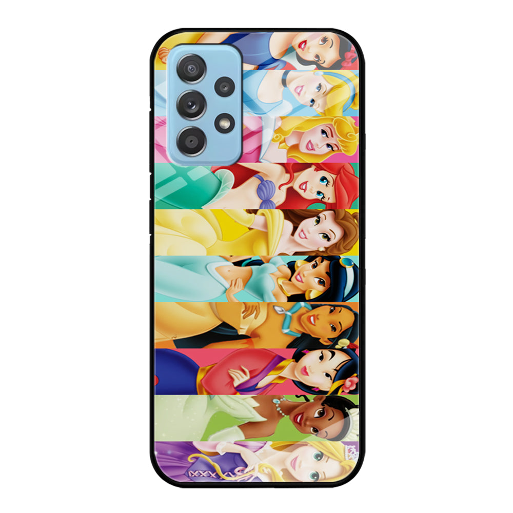Disney Princess Character Samsung Galaxy A72 Case-Phone Case-Tempered Glass Case-Altracase