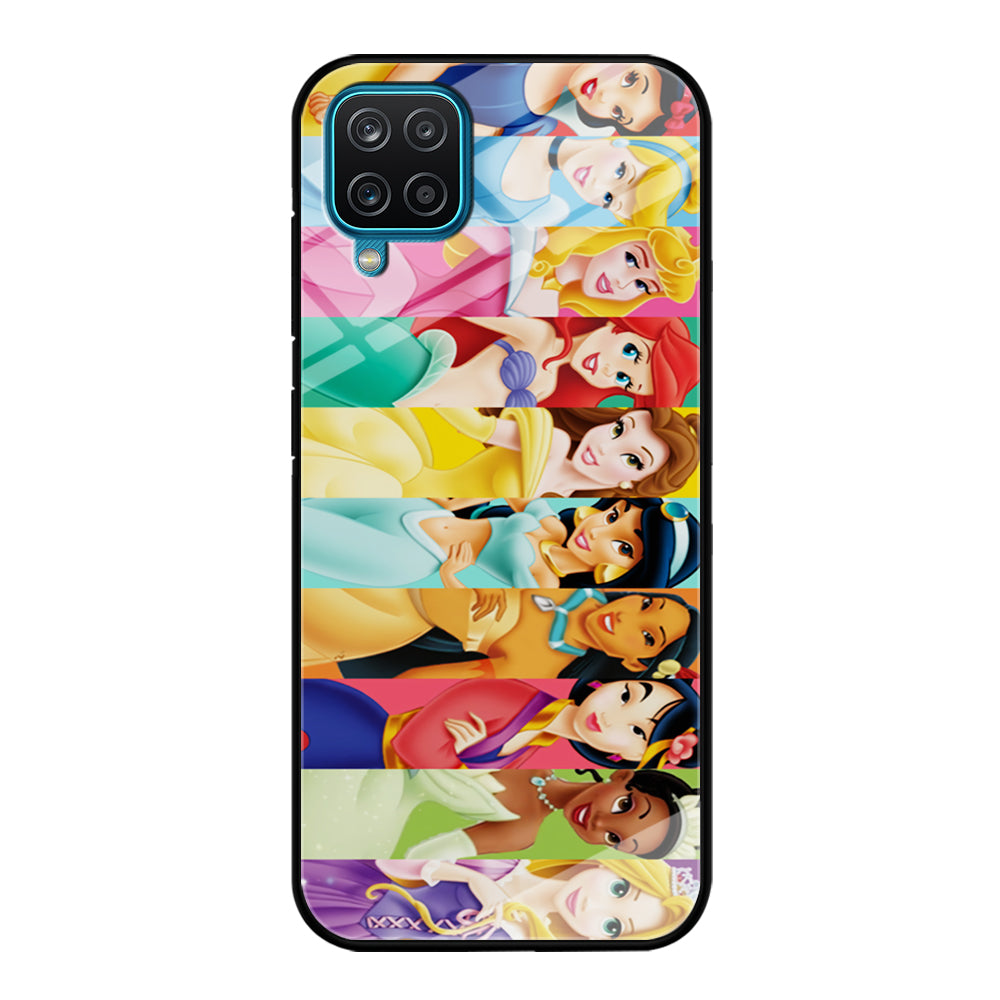 Disney Princess Character Samsung Galaxy A12 Case-Phone Case-Tempered Glass Case-Altracase