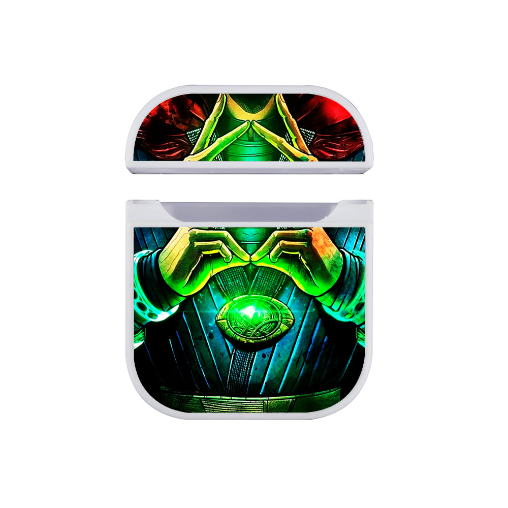 Doctor Strange Costume Hard Plastic Case Cover For Apple Airpods-AirPod Case-White-Altracase