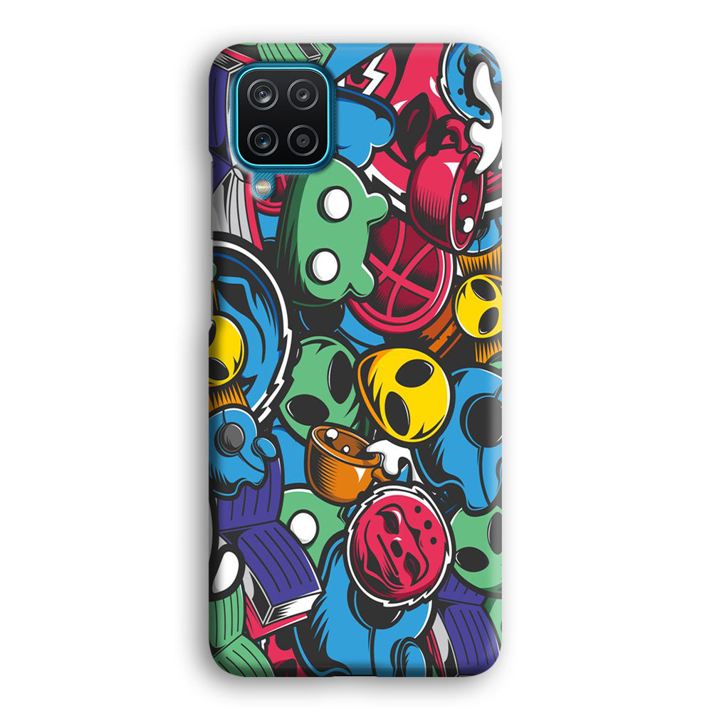 Doodle 001 Samsung Galaxy A12 Case-Phone Case-3D Case-Altracase