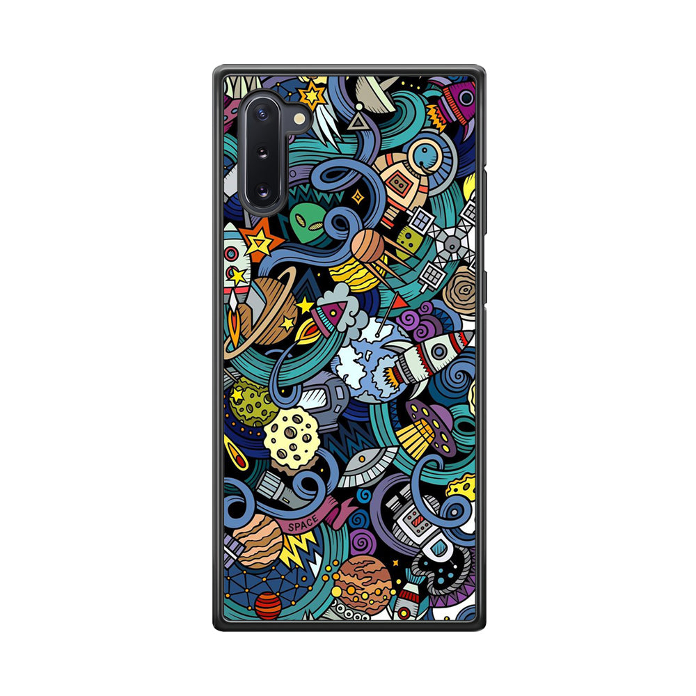 Doodle 002 Samsung Galaxy Note 10 Case-Phone Case-Tempered Glass Case-Altracase